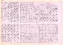 Lake - Township 64 Ranges 6, 7, 8, 9, 10, and 11, Basswood Lake, Ensign, Frazer, Thomas, Moose, Wind, Minnesota State Atlas 1925c